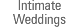 Intimate Weddings